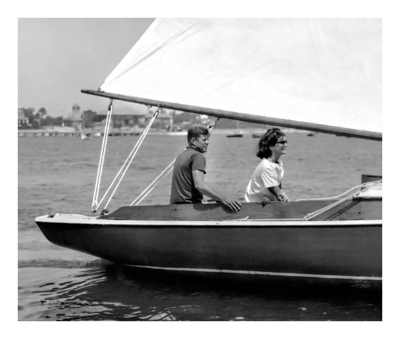 John F. Kennedy and Jackie Kennedy Sailing 24