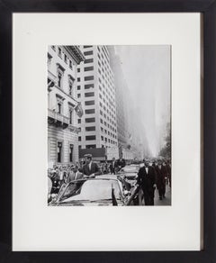 John F. Kennedy Motorcade, Vintage Schwarz-Weiß-Fotografie