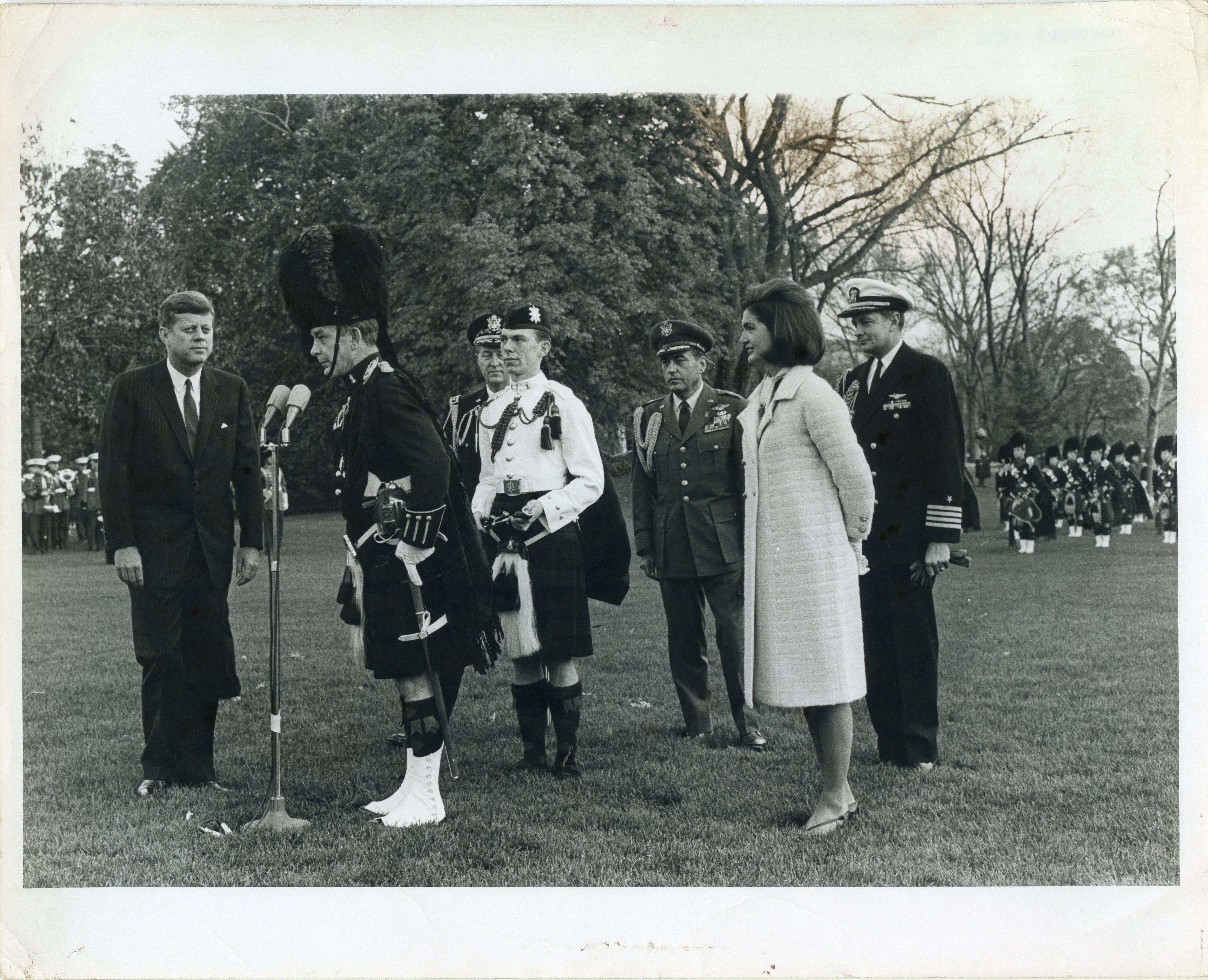 Unknown Black and White Photograph - John Fitzgerald and Jacqueline Kennedy... - Original Vintage Photo - 1960s