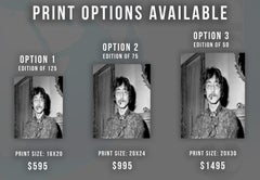 John Lennon Candid with Cigarette Globe Photos Fine Art Print