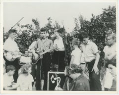 John Lennon in The Quarrymen 1957