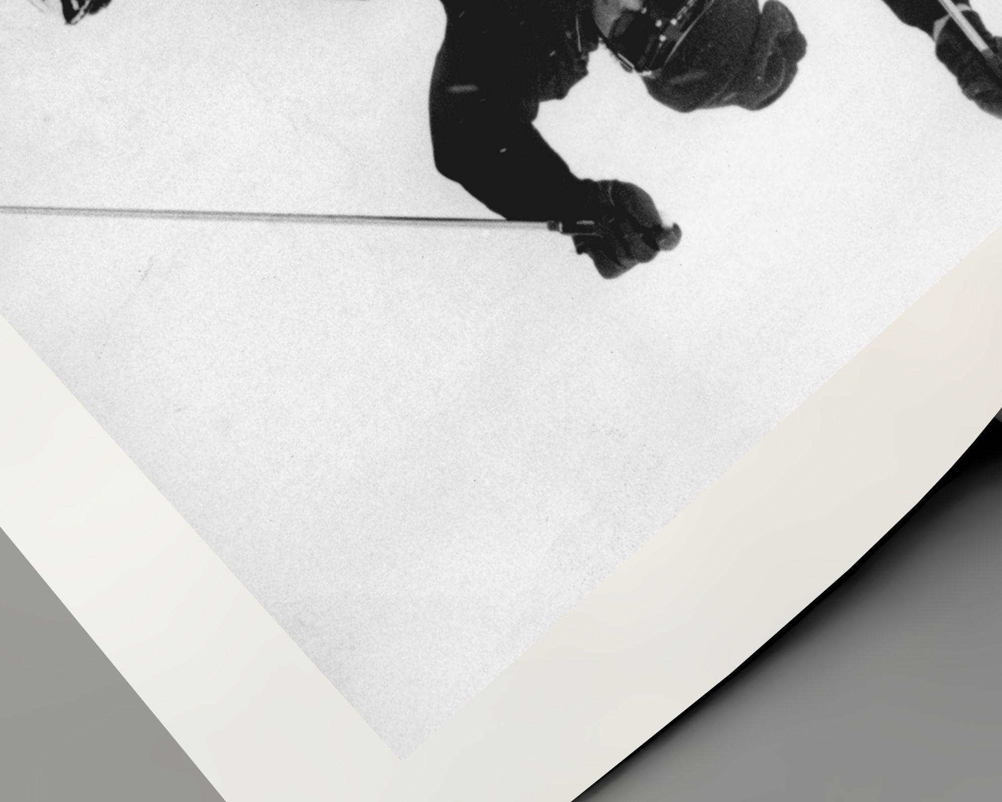 John Lennon Skiing - Contemporary Photograph by Unknown