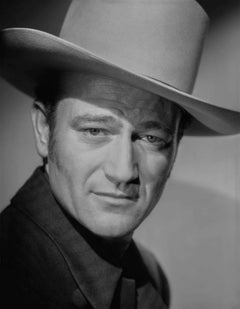 Used John Wayne Closeup Classical Portrait Movie Star News Fine Art Print