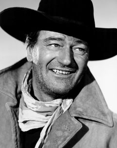 Used John Wayne Smiling in "The Searchers" Globe Photos Fine Art Print