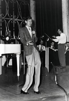 Johnnie Ray Performing Vintage Original Photograph