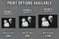 Johnny Carson Interviews Miss Piggy Globe Photos Fine Art Print