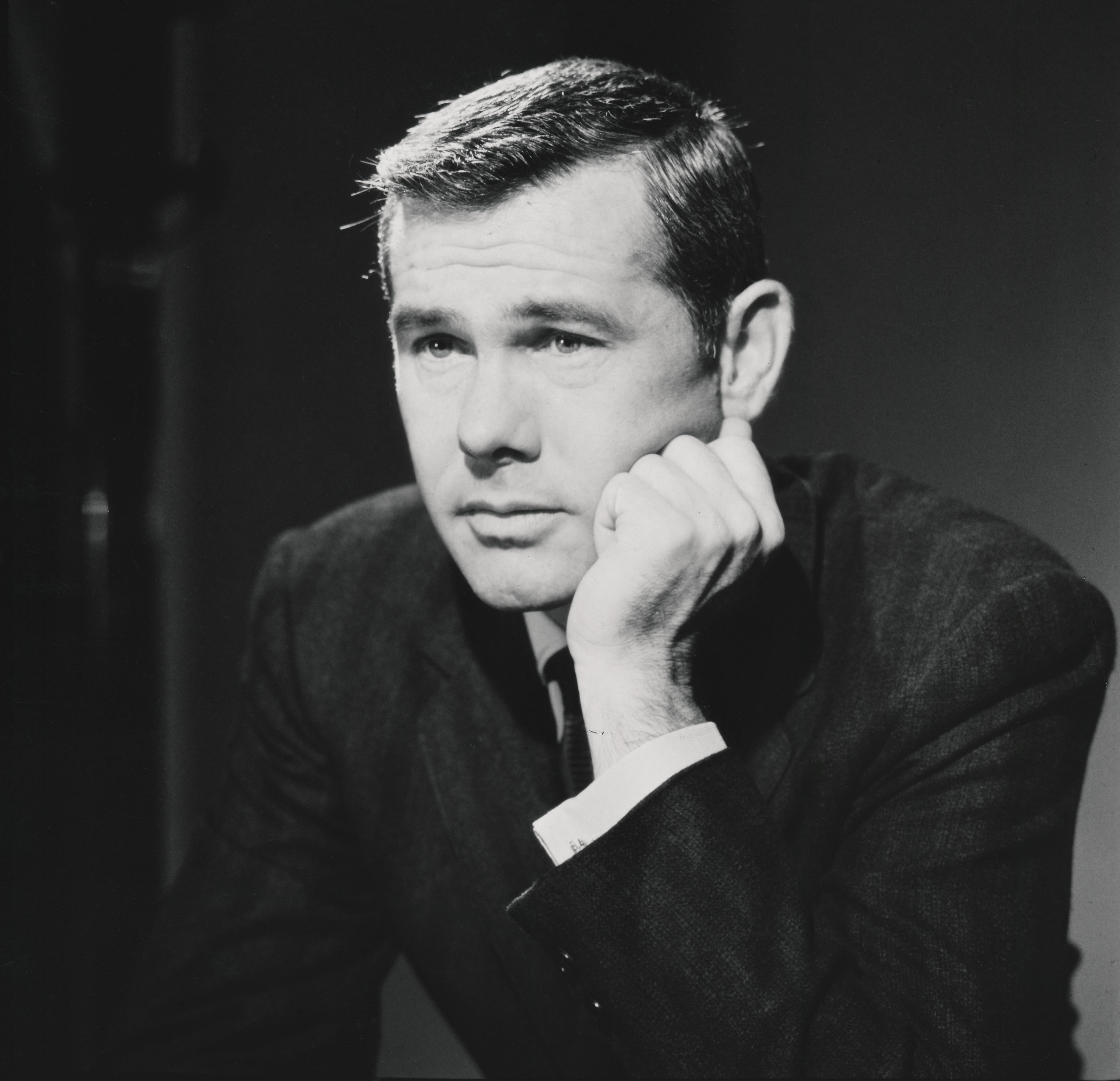 Unknown Black and White Photograph - Johnny Carson "The Tonight Show" Host Fine Art Print