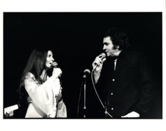 Johnny Cash and June Carter Singing Together Original Photograph