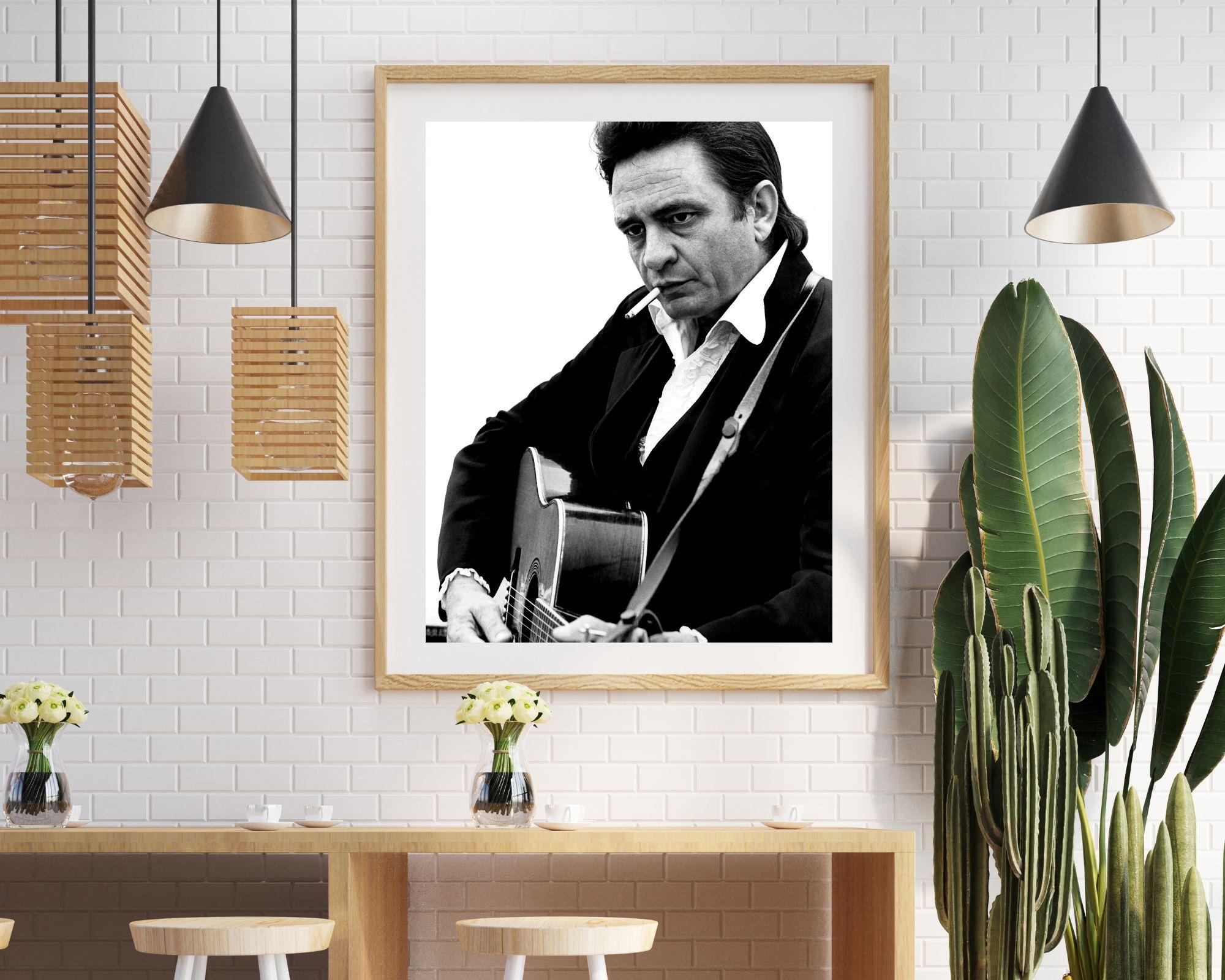 Johnny Cash at Folsom Prison - Photograph by Unknown