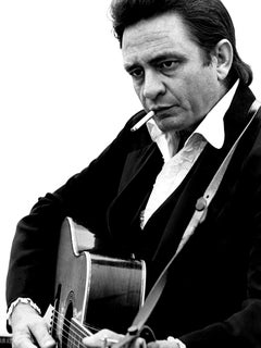 Retro Johnny Cash at Folsom Prison