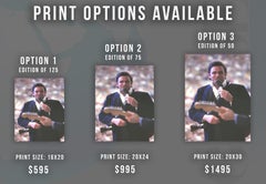 Johnny Cash Singing Fine Art Print
