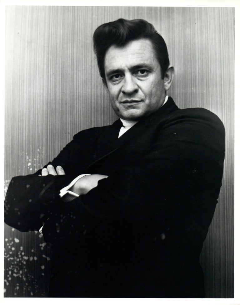 Unknown - Johnny Cash With Arms Crossed Vintage Original Photograph ...