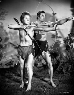 Vintage Johnny Weissmuller in "Tarzan and the Huntress" Fine Art Print