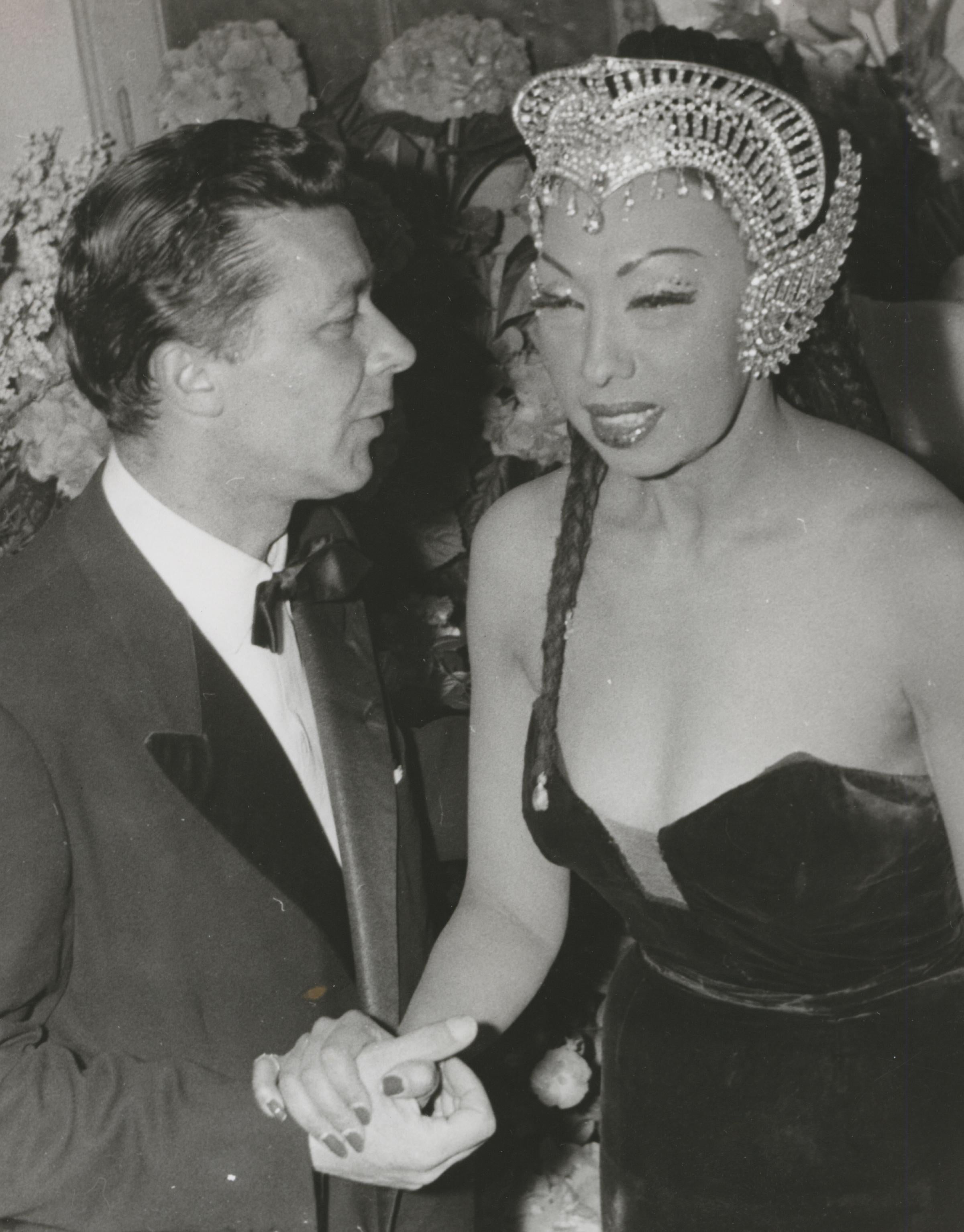 Historic photo of Josephine Baker's Farewell Appearance Gala Celebration - Photograph by Unknown