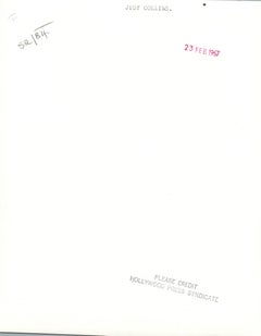 Judy Collins Classical Portrait Vintage Original Photograph