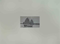 China Junk Boat China - Photographie vintage - 1925
