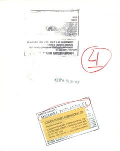 Keith Richards Outdoors Vintage Original Photograph