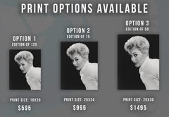 Kim Novak Striking Studio Profile Fine Art Print