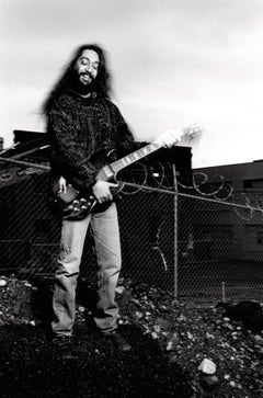 Kim Thayil von Soundgarden mit Gitarre, Vintage- Originalfotografie