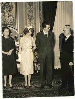 El rey Baldovino y la reina Fabiola - Foto de época - Años 60