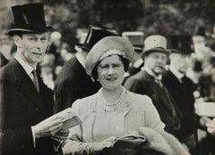 Le roi George 6e et la mère reine - Photographie vintage, années 1940