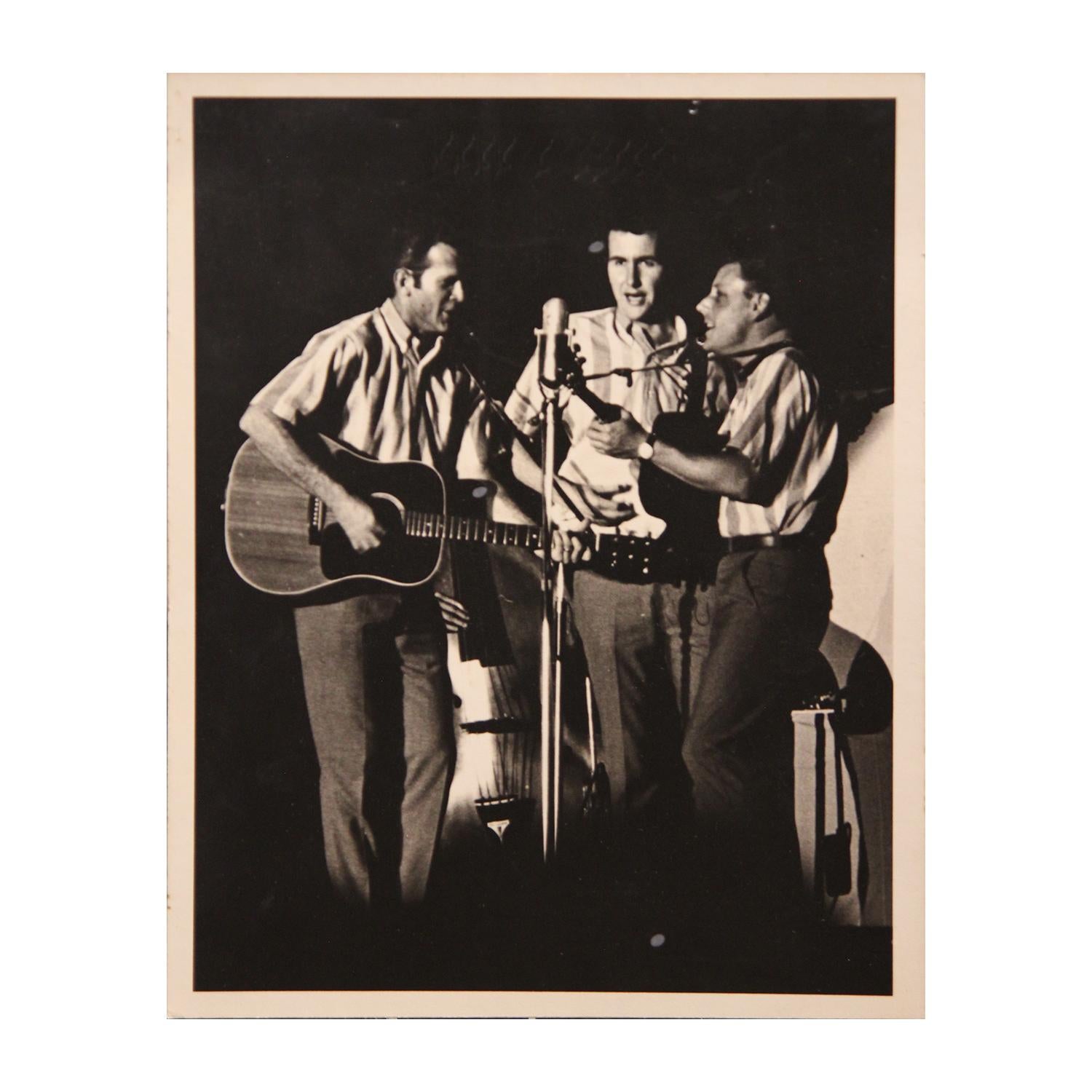 Unknown Portrait Photograph - "Kingston Trio" Iconic American Folk Music Photograph