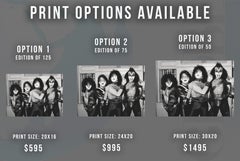 KISS in Full Paint Globe Photos Fine Art Print