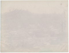 Kiyomizu-Tempel, Nagasaki - Original handkolorierte Fotografie aus der Meiji-Ära, Japan