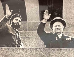 Krusciov and Castro- Historical Photo - 1960s