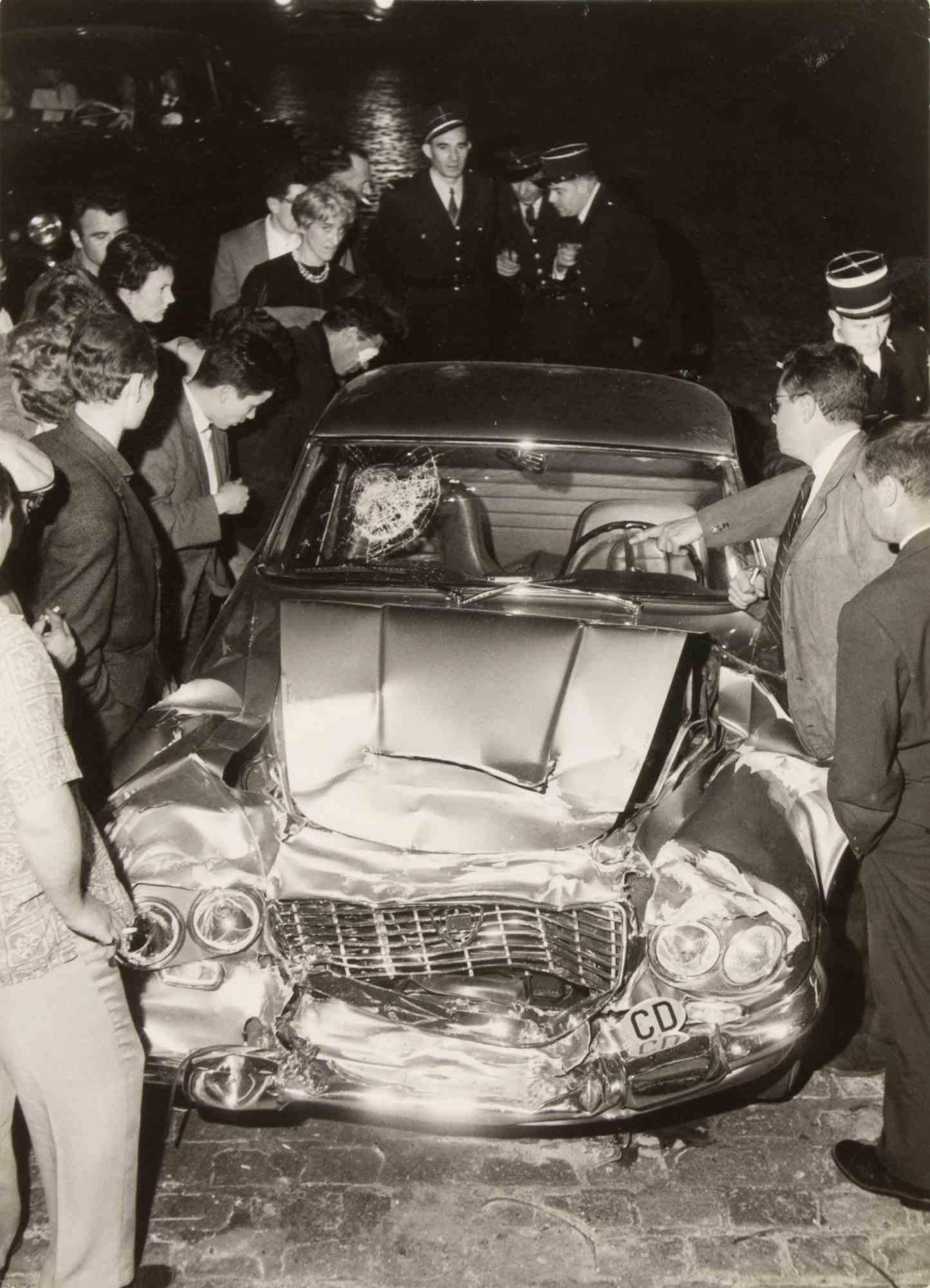 Der tragische Tod des Prinzen Ali Khan - Vintage-Fotografie - 1960