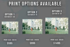 Ladybird Johnson: FIrst Lady in The White House Lawn Globe Photos Fine Art Print