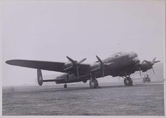Lancaster Bomber Lily Mars 1943 original silver gelatin photograph 