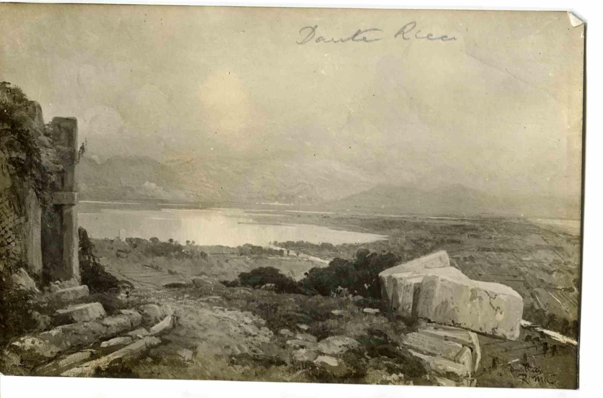 Figurative Photograph Unknown - Paysage  - Début du 20e siècle