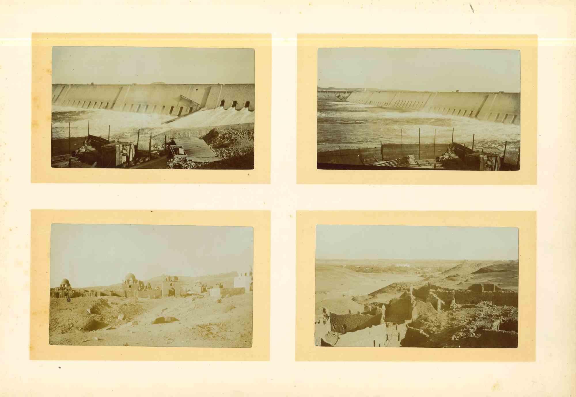Landscape in Northern Africa - Vintage Photograph - Early 20th Century - White Figurative Photograph by Unknown