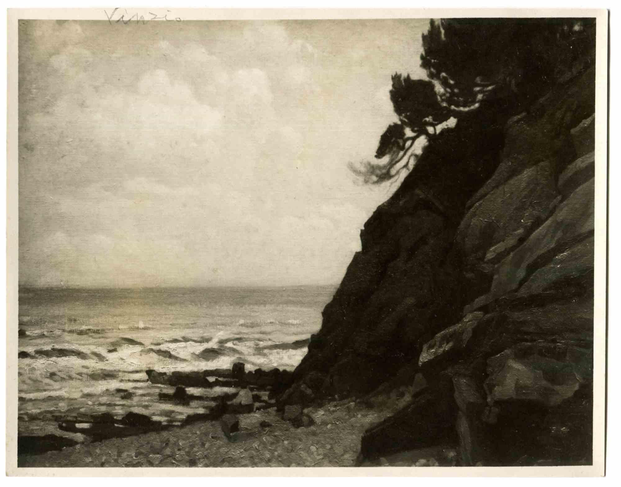 Unknown Black and White Photograph - Landscape (Photo after a Painting) - Early 20th Century