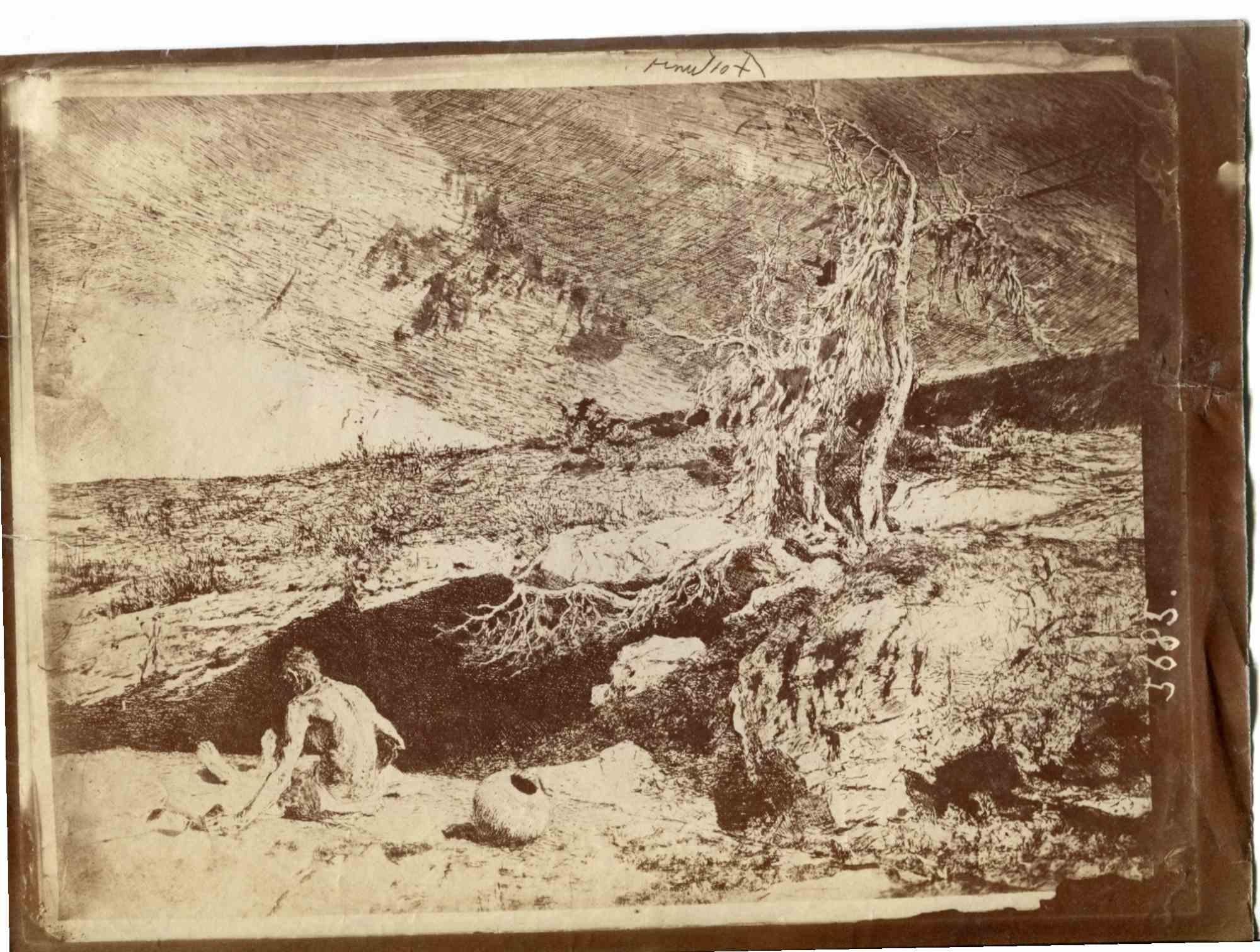 Unknown Figurative Photograph - Landscape - Vintage Photo - Early 20th Century