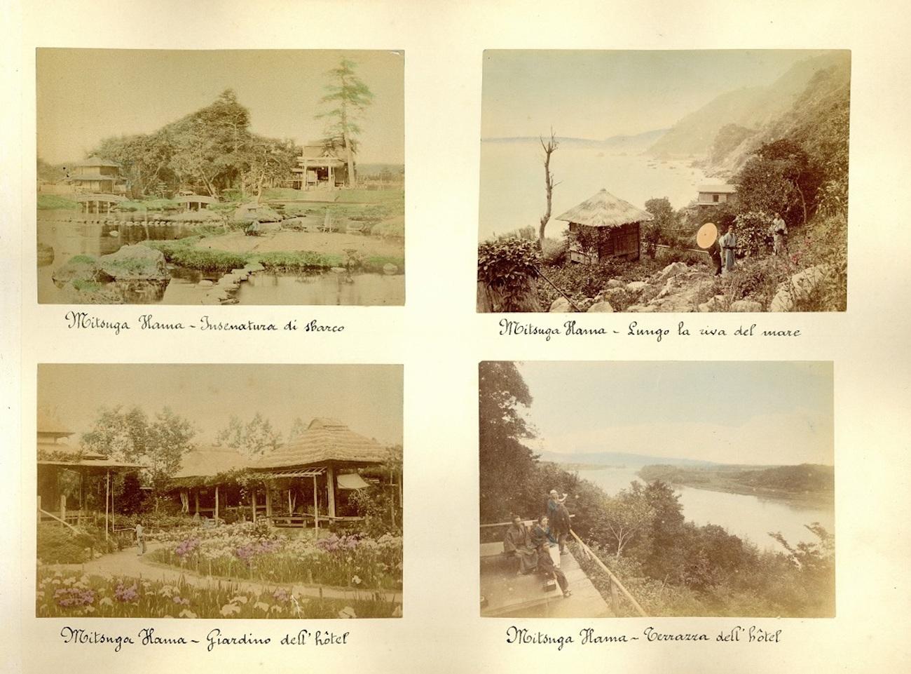 Black and White Photograph di Unknown - Paesaggi delle isole Seto, Giappone - Stampa all'albumina 1870/1890