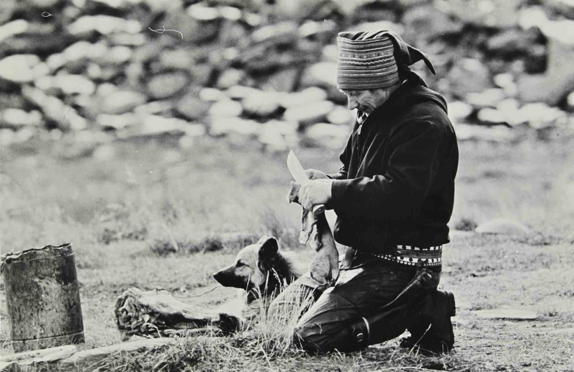 Figurative Photograph di Unknown - Area agricola della Lapponia - Fotografia d'epoca - Metà del XX secolo