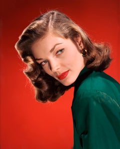 Lauren Bacall in Stunning Color Globe Photos Fine Art Print