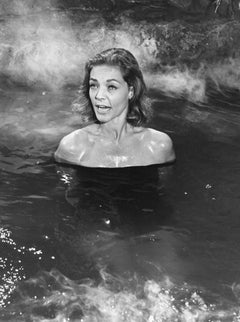 Lauren Bacall in the Water Vintage Original Photograph