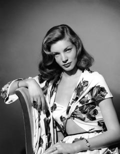 Lauren Bacall: Sultry Sitting in the Studio Globe Photos Fine Art Print