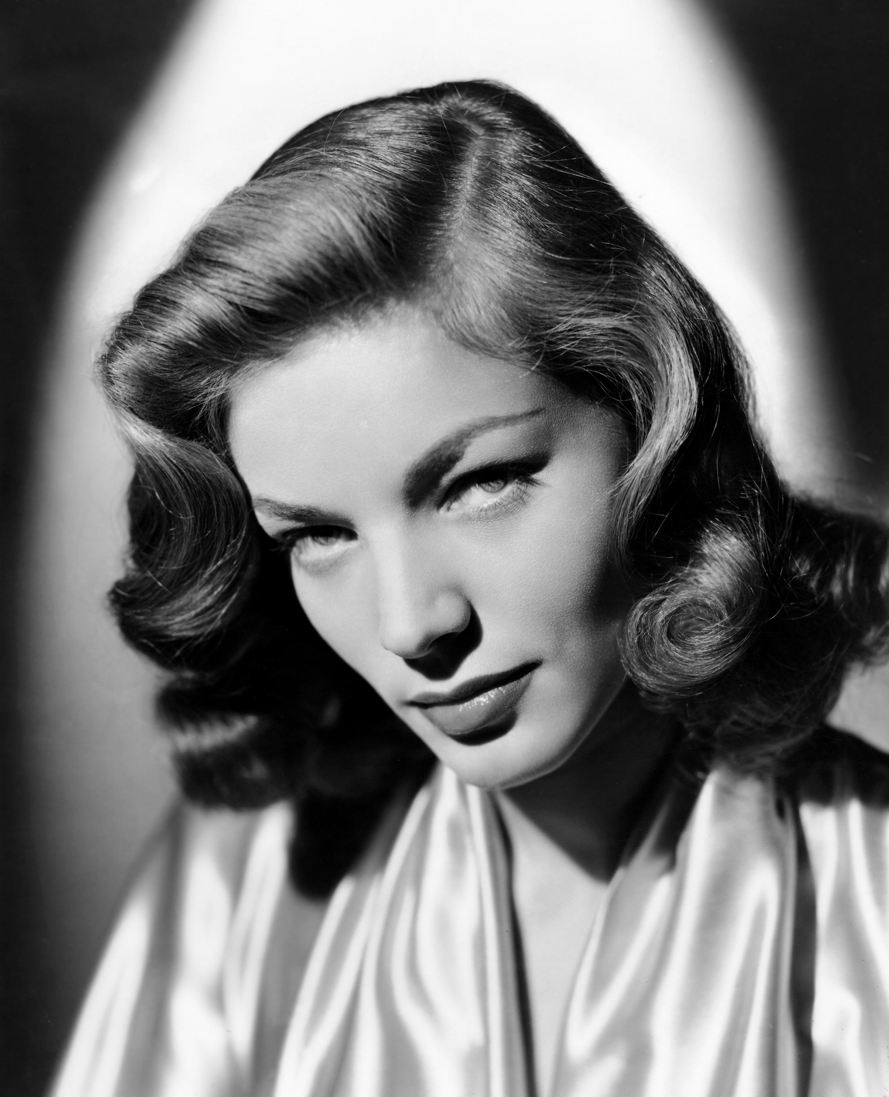Unknown Portrait Photograph - Lauren Bacall: Those Eyes Globe Photos Fine Art Print