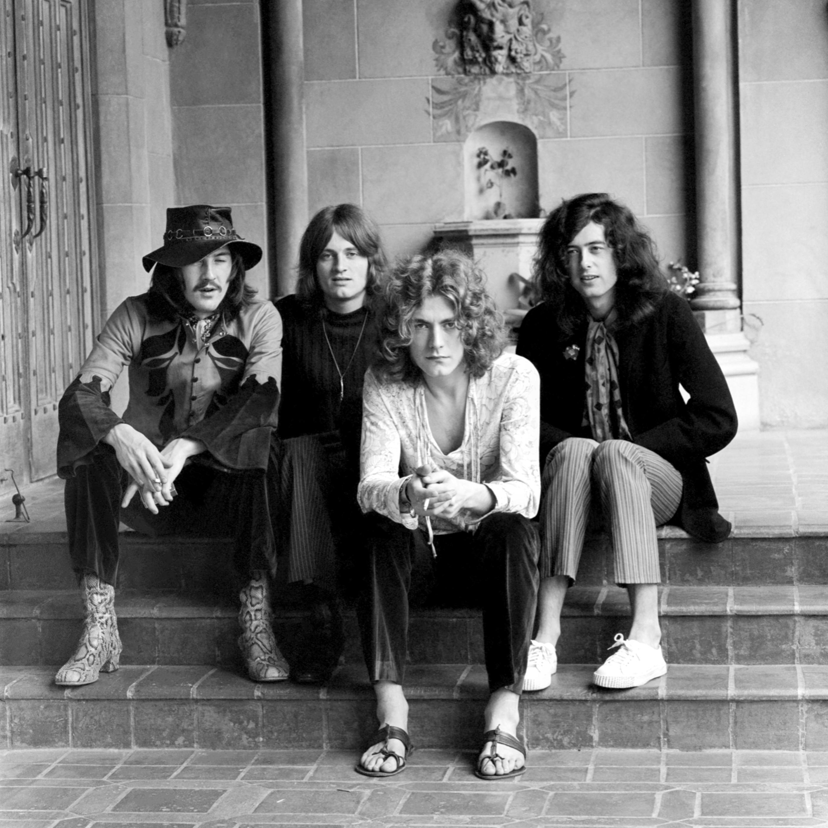 Led Zeppelin at Hollywood's Chateau Marmont 20" x 20" (Edition of 24) 