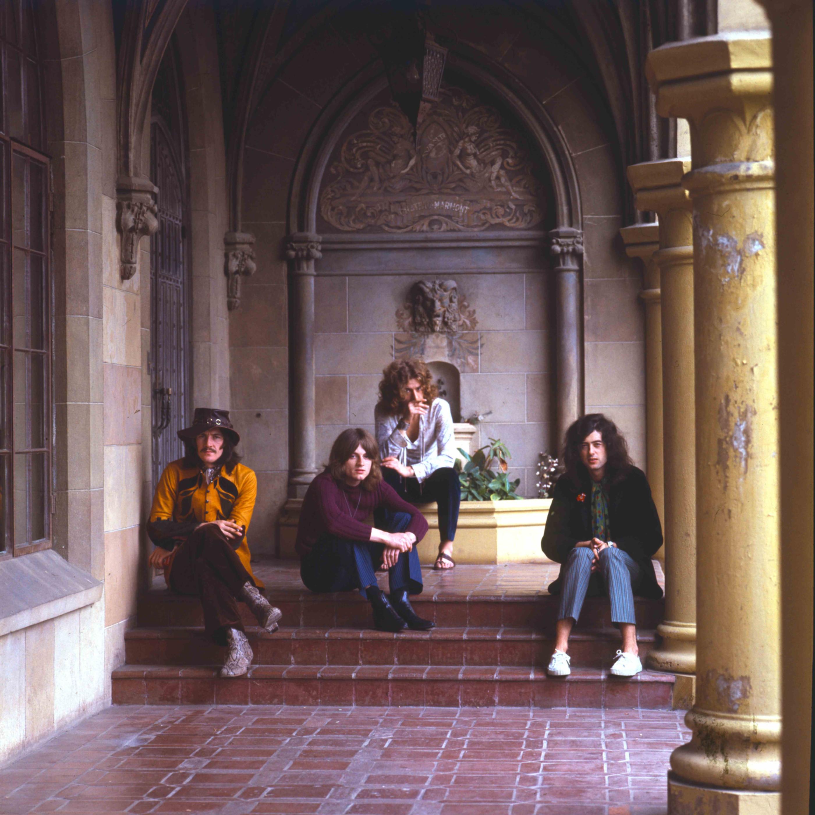 Led Zeppelin: Atmosphere at the Chateau Marmont 40" x 40" (Edition of 12)