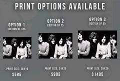 Led Zeppelin Dramatic Portrait Globe Photos Fine Art Print