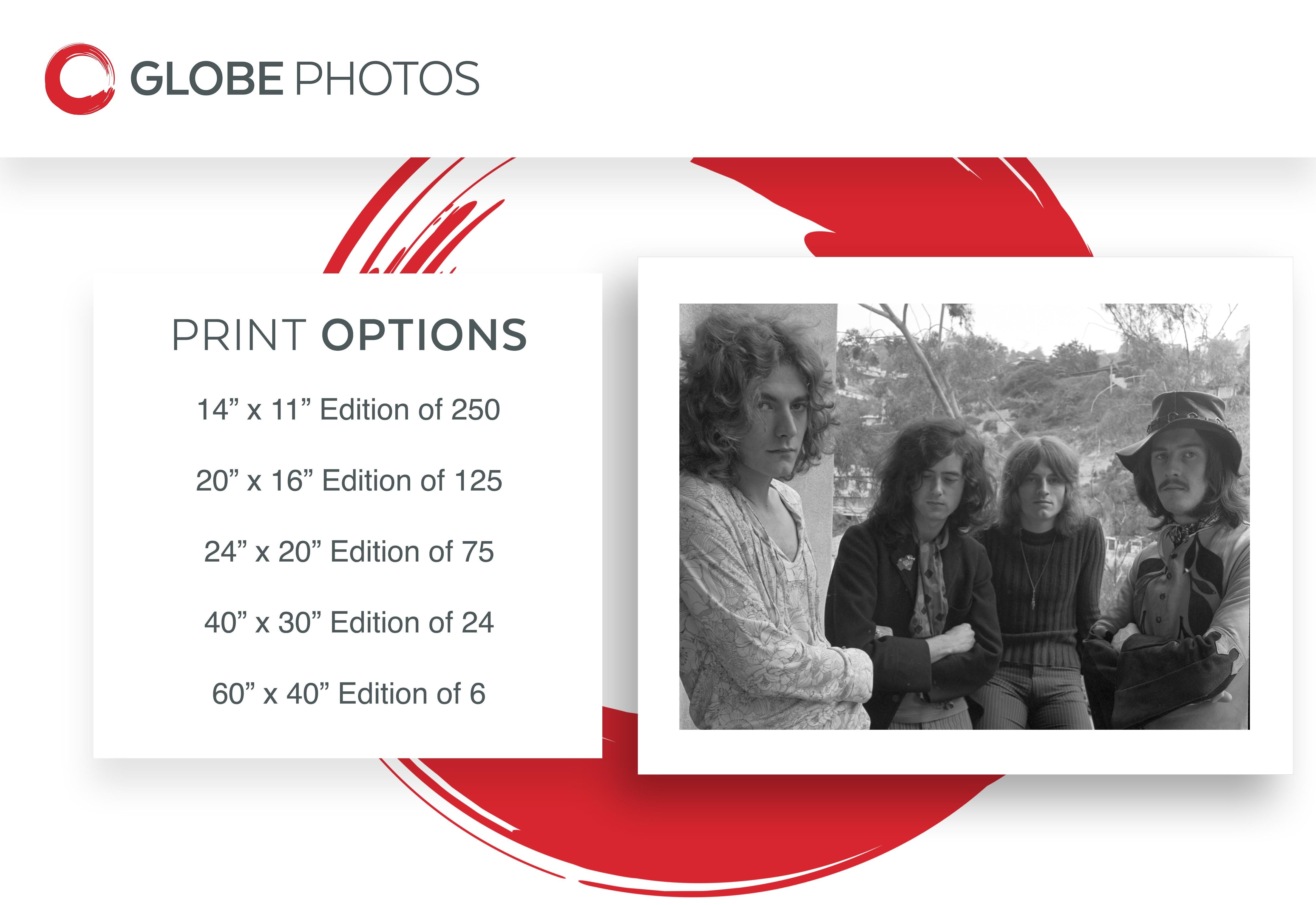 I Led Zeppelin fuori dallo Chateau Marmont - Photograph di Unknown