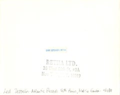 Led Zeppelin Performing on Stage Vintage Original Photograph