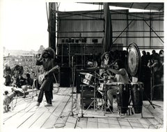 Led Zeppelin Performing on Stage Vintage Original Photograph