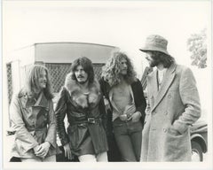 Vintage Led Zeppelin Band in Winter Clothing, 1970's
