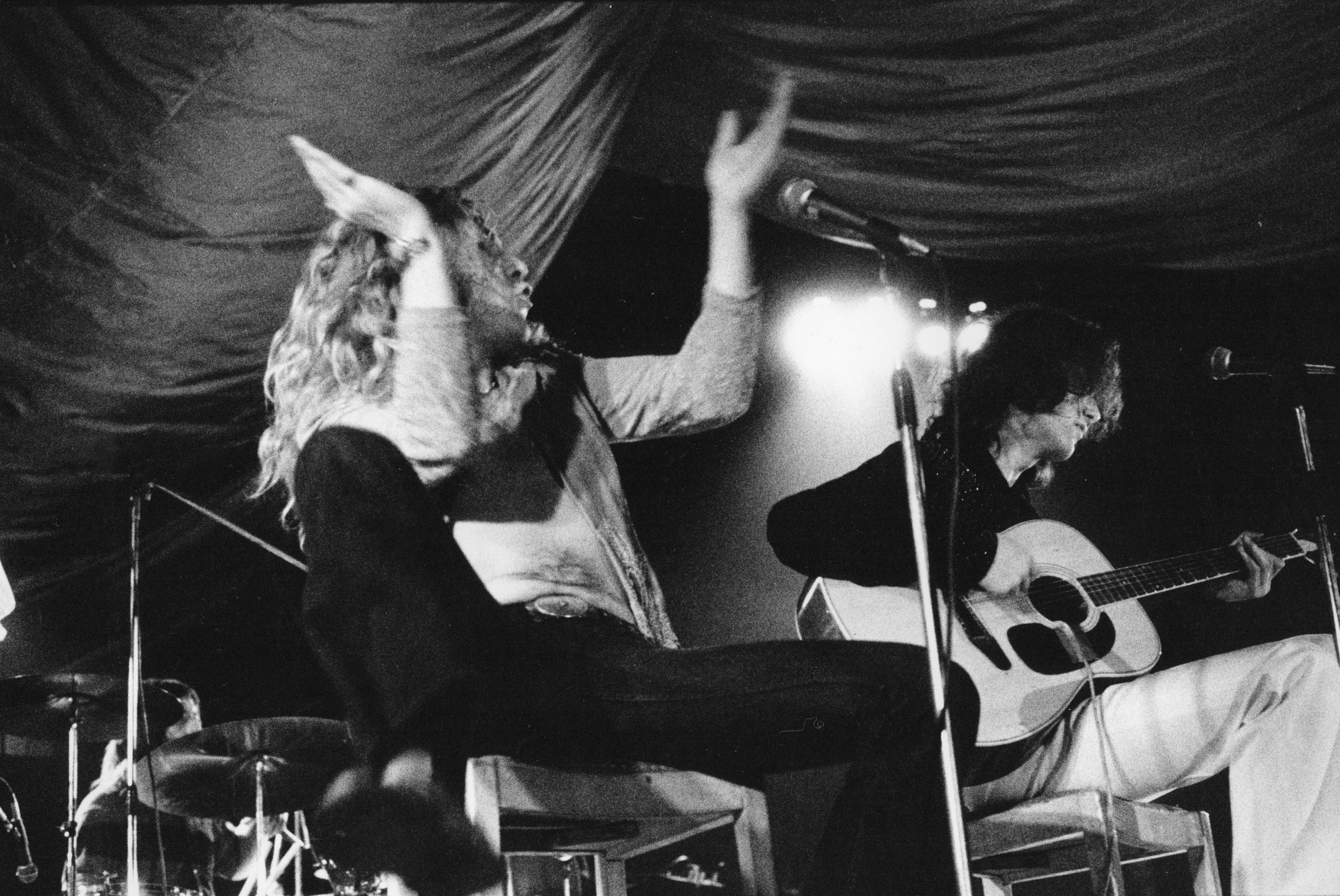 Unknown Portrait Photograph - Led Zeppelin Rocking Out on Stage Vintage Original Photograph